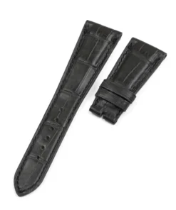 Handmade Black Leather Strap