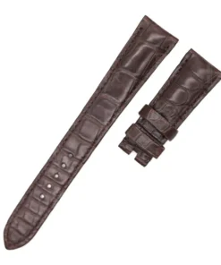 Custom alligator leather strap with a curved end for your 20mm watches