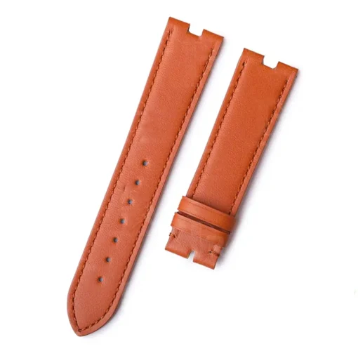 Brown calfskin leather strap for your watch