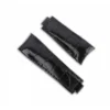 New 2024 Handmade Glossy Black Leather strap for your watch – Curved End link